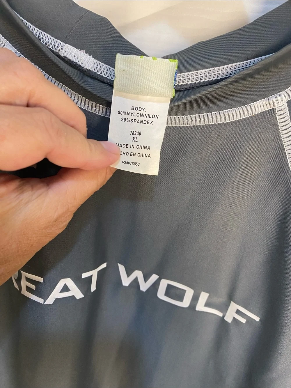 Bundle XL Great Wolf Lodge Men's Blue, Turquoise, & Gray Short-Sleeve Swim Shirt